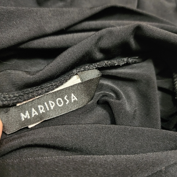 Vintage Womens Black Mariposa Hankerchief Style Skirt Size Small - Picture 5 of 7